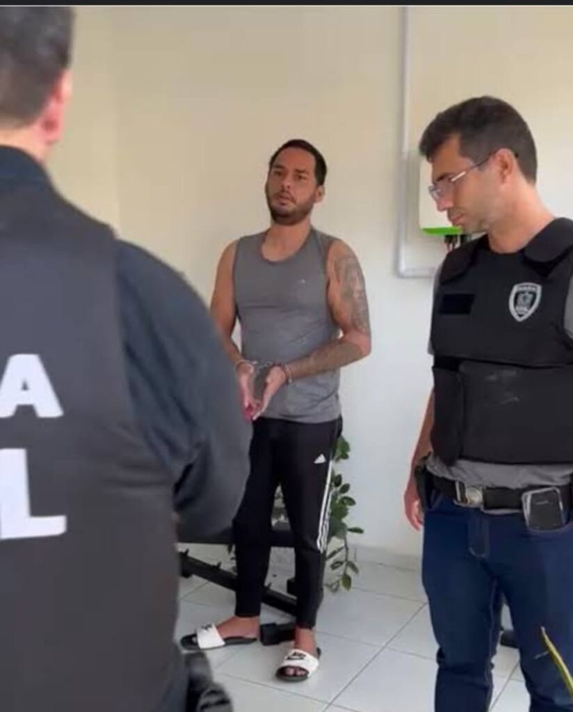 Rodrigo Pereira (foto) e a esposa Luiza Amanda foram presos na mahhã de hoje (04), em João Pessoa. Casal é suspeito de aplicar golpe milionário, por meio da RTE Bettinhg.