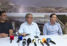 João Azevêdo afirma que reservatório que rompeu em Campina Grande passava por manutenção e não apresentou sinais de risco