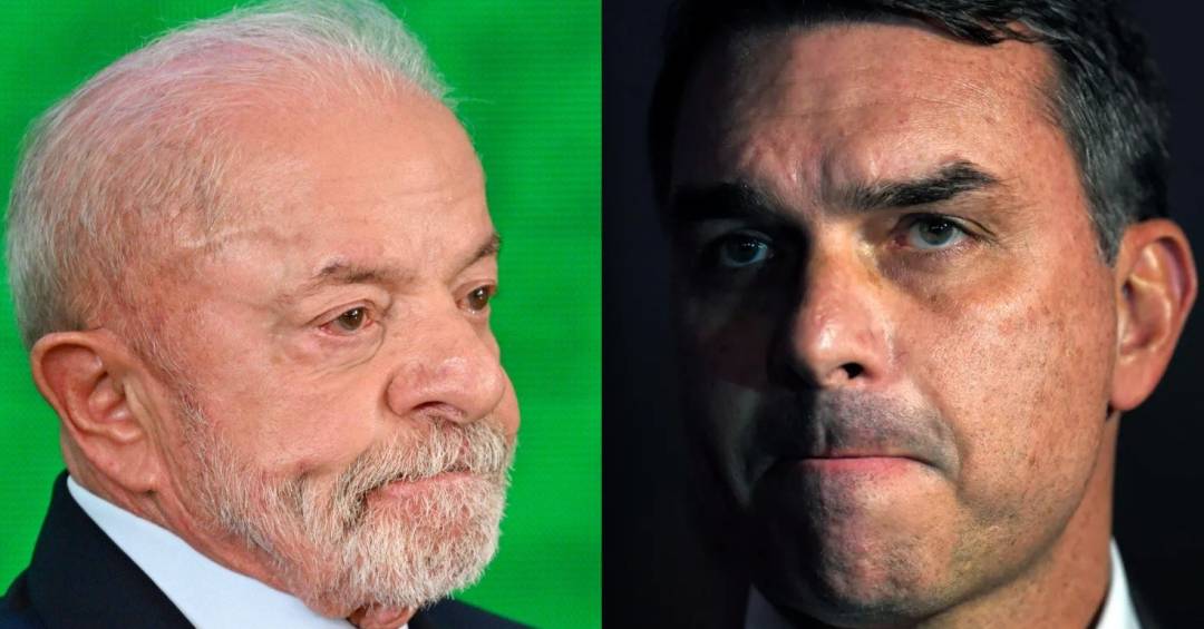Lula-e-Flavio-Bolsonaro-Fotos-AFP-Evaristo-Sa-e-Daniel-Ramalho-1