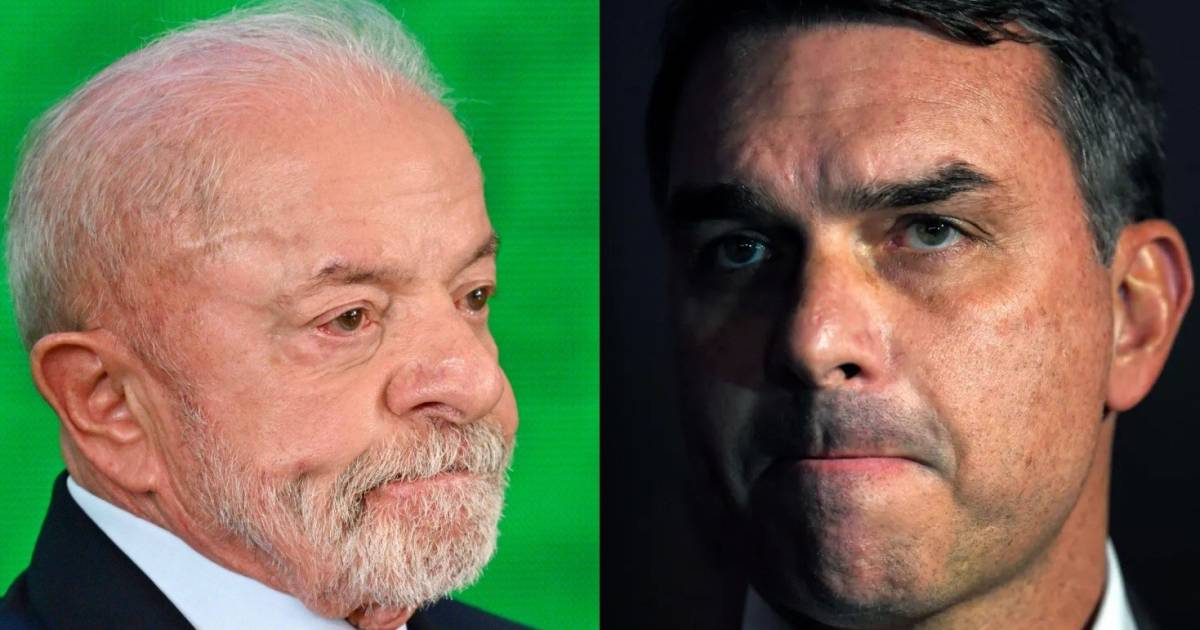 Lula-e-Flavio-Bolsonaro-Fotos-AFP-Evaristo-Sa-e-Daniel-Ramalho