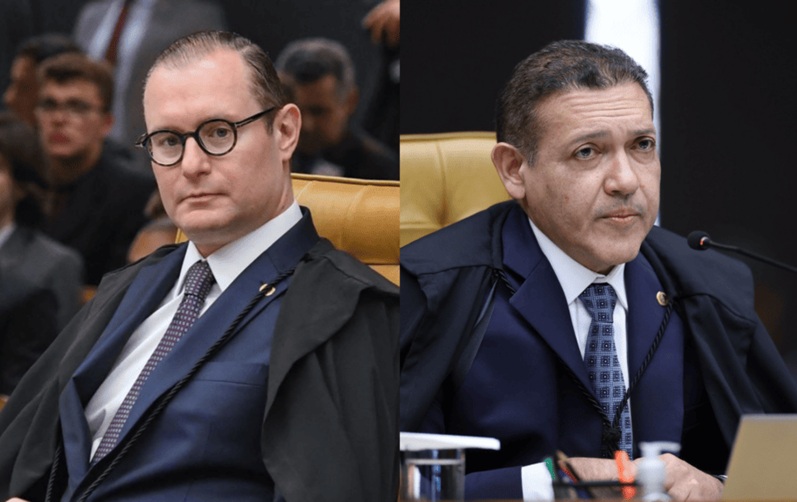 ministros-cristiano-zanin-e-nunes-marques-foto-carlos-moura-sco-stf-e-ton-molina-stf
